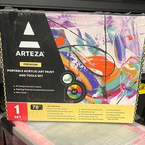 Arteza Premium Acrylic Art Paint and Tools Set